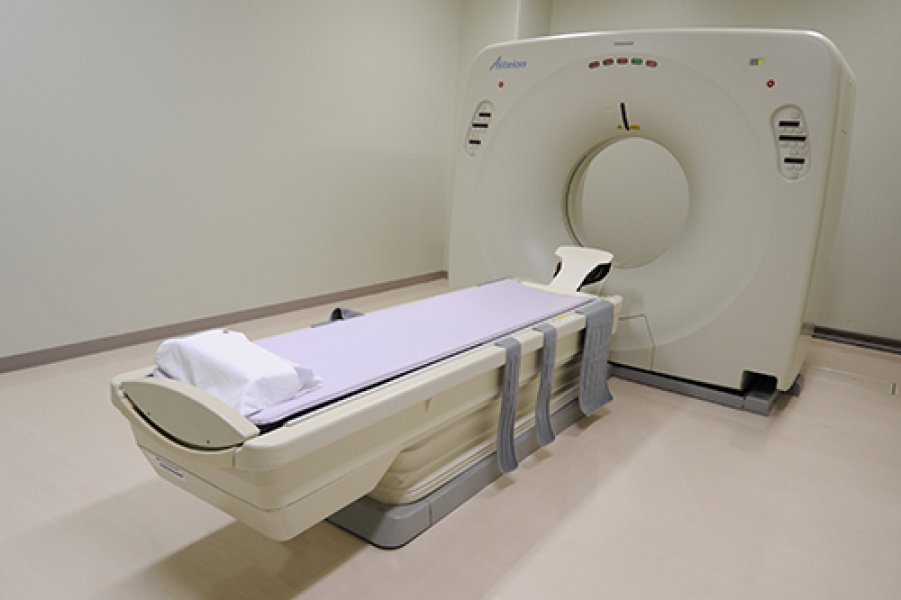 CT機器で早期発見・治療を徹底しています