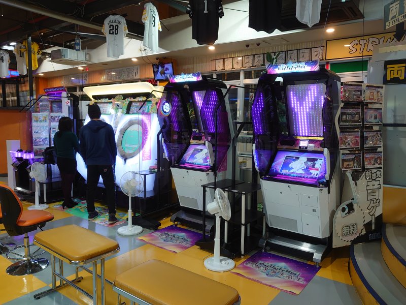 音ゲーコーナーはプレイしやすいですよ♪