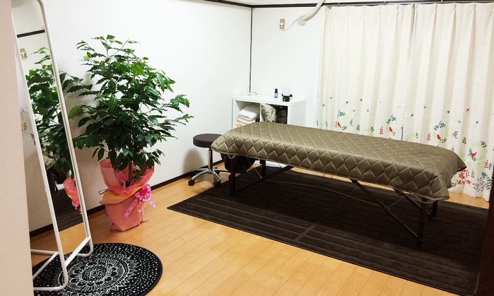 落ち着いた空間で施術を提供します