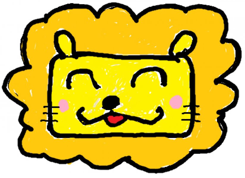 らいおん君。笑顔で対応いたします。