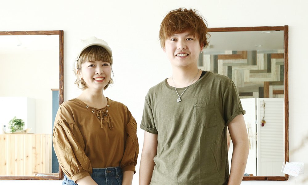 笑顔が素敵なふたりがお出迎え。