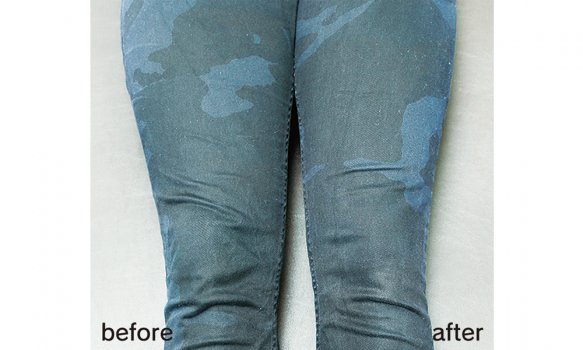 「スリムダイエット整体」を写真右側のみ施術した結果、スッキリとサイズダウン！