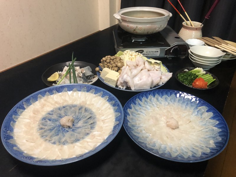 丸ごと1匹ふぐコース15,000円