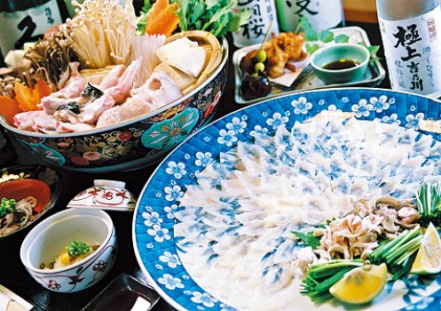 自慢のふぐコース