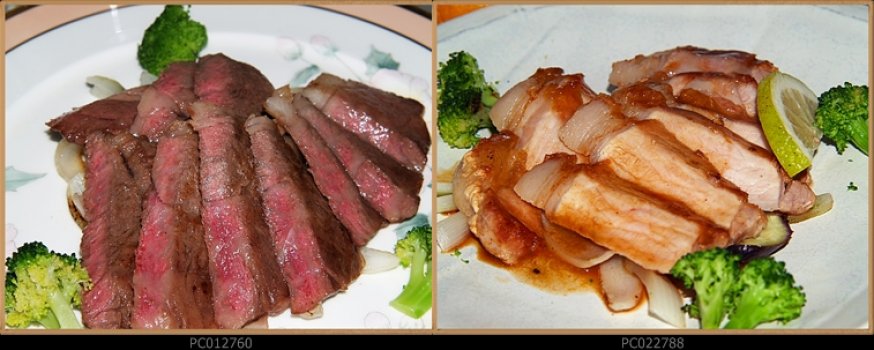 宮崎和牛サーロインステーキ　　宮崎ブランドおいも豚厚切りロースステーキ　　